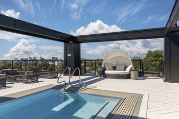 Modern outdoor pool